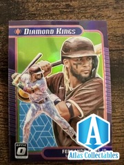 2021 Donruss Optic Baseball Diamond Kings Lime Green Prizm # 27 Fernando Tatis